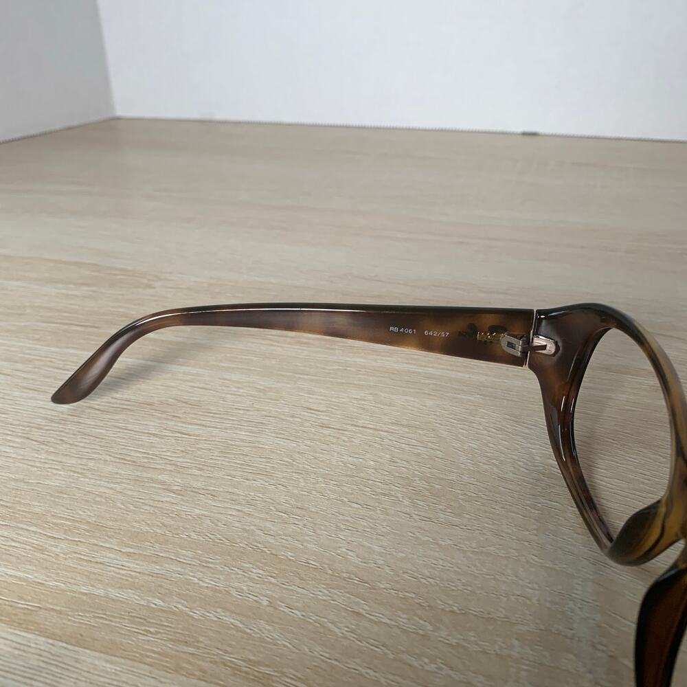Ray-Ban RB4061 642/57 Sunglasses Tortoise Shell FRAMES ONLY Italy - Picture 4 of 8